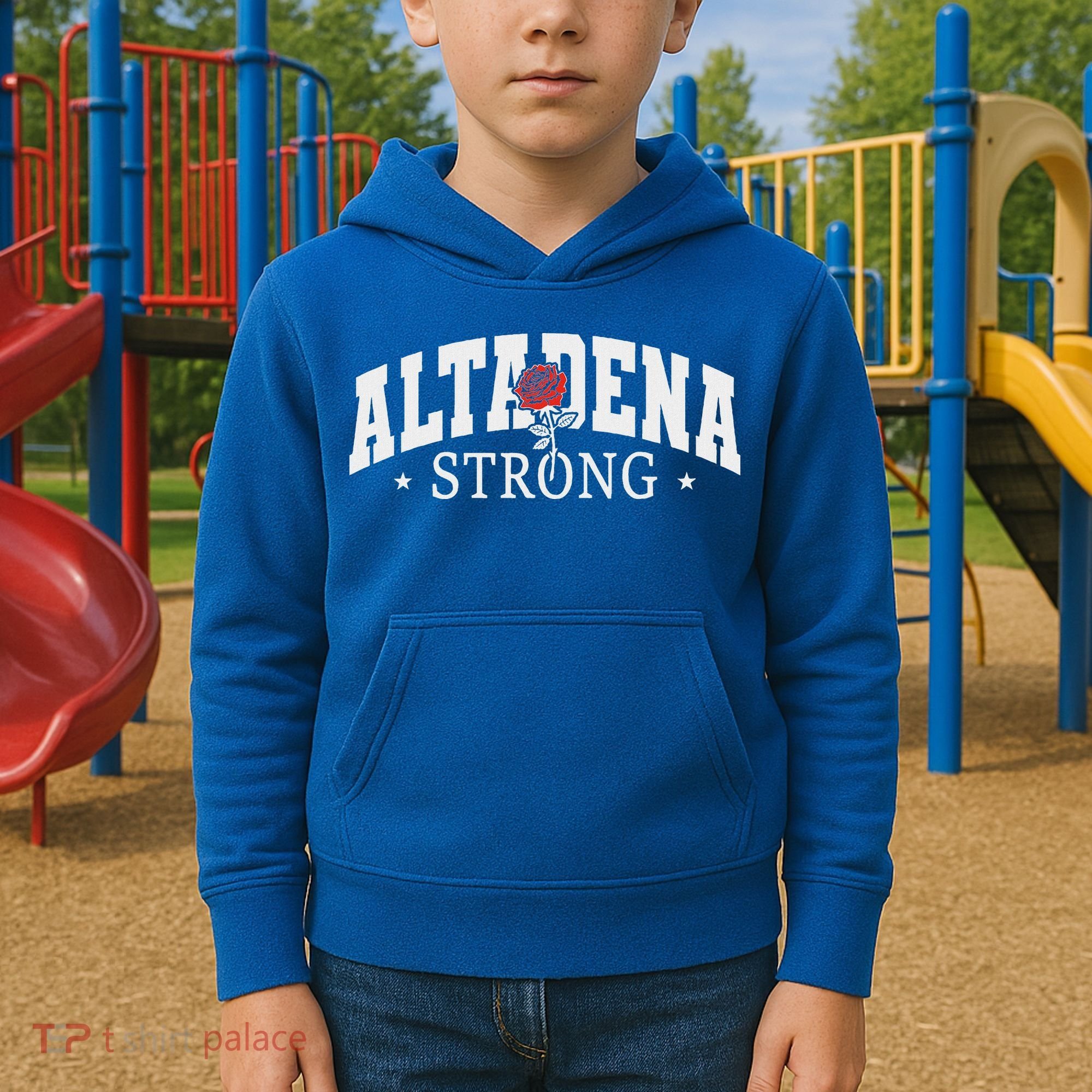 Altadena California Altadena Strong Kids Hoodie