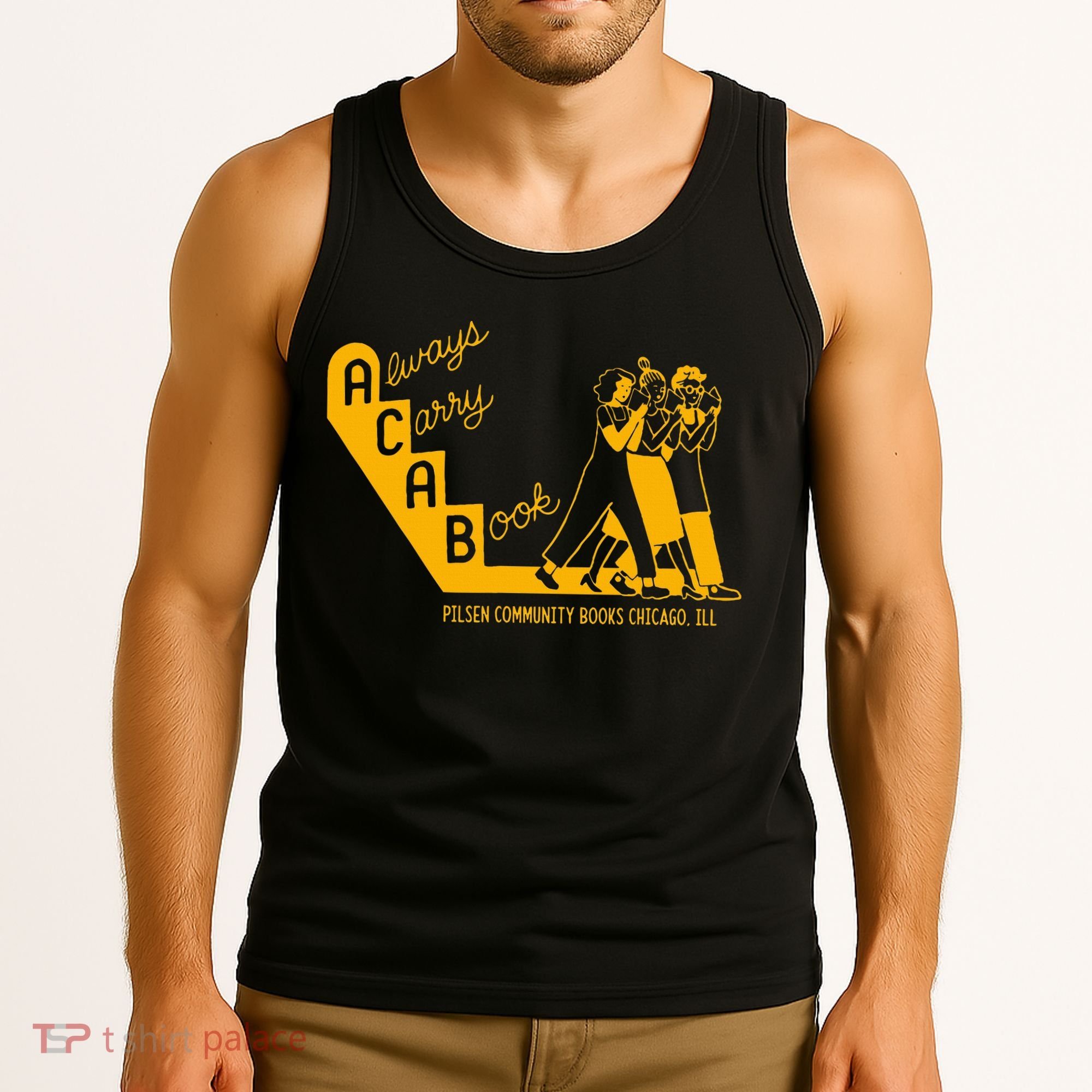 Always Carry A Book Pilsen Community Books Chicago Tank Top