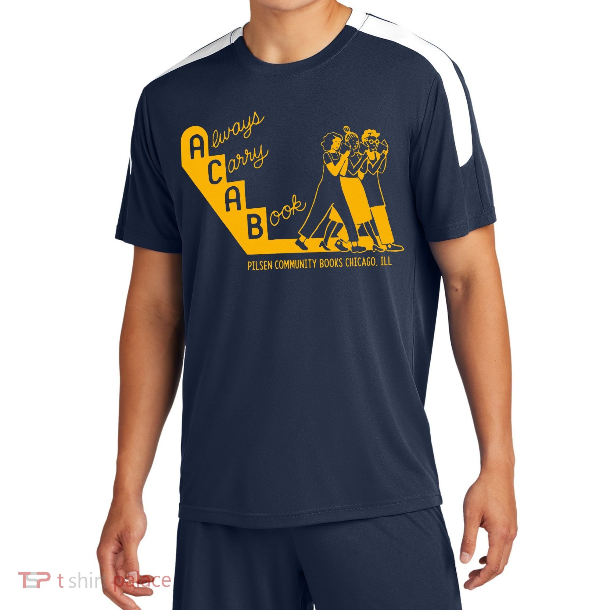 Always Carry A Book Pilsen Community Books Chicago Sport-Tek Competitor United Soccer Jersey