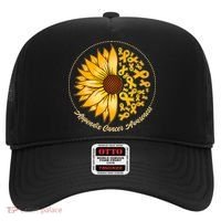 Appendix Cancer Awareness Sunflower Ribbons Hat thumb 0