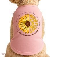Appendix Cancer Awareness Sunflower Ribbons Doggie Tank thumb 0