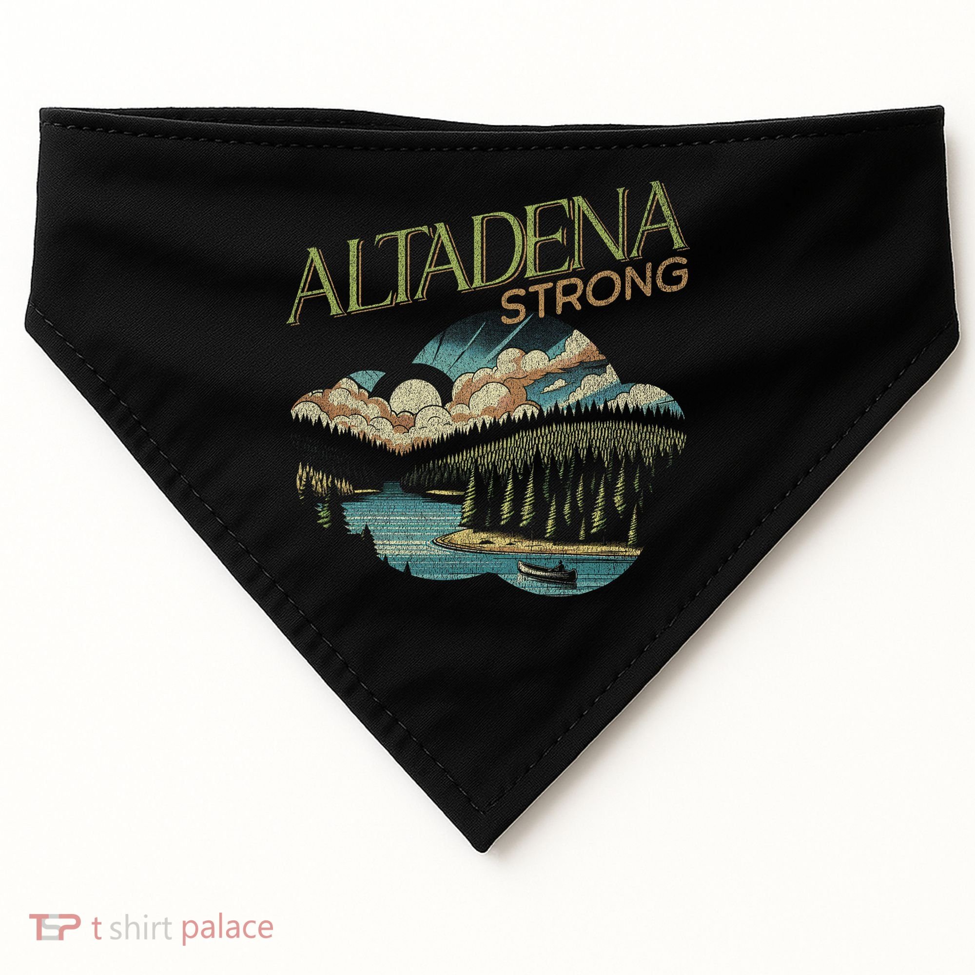 Altadena California USA-Made Doggie Bandana