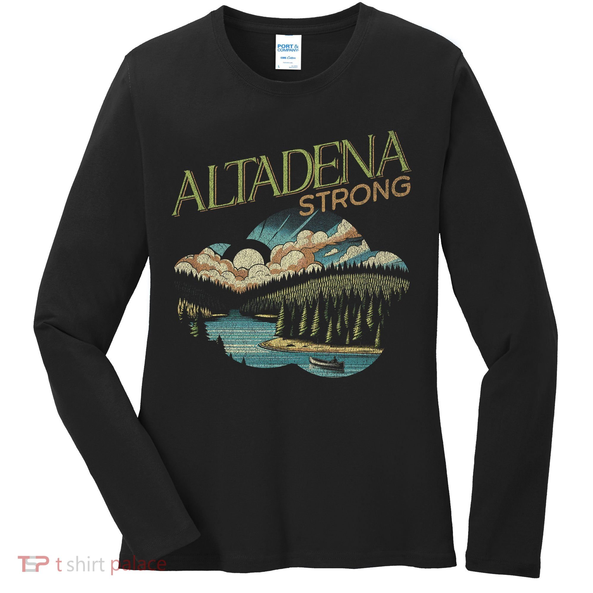 Altadena California Women's Long Sleeve Shirt