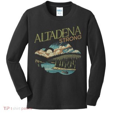 Altadena California Kids Long Sleeve Shirt