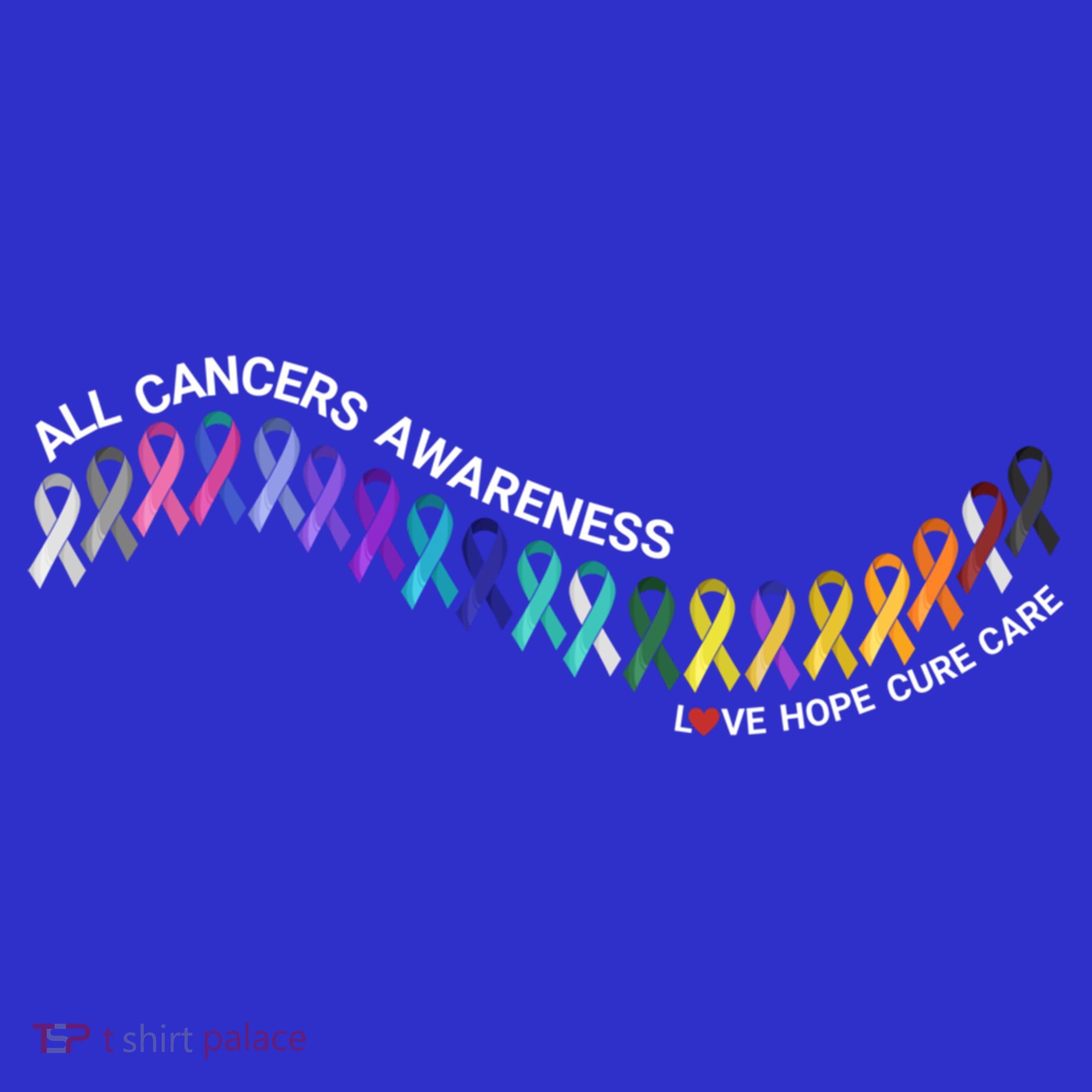 All Cancers Awareness All Cancer Matters Cancer Ribbons Gift Women's Tank Top