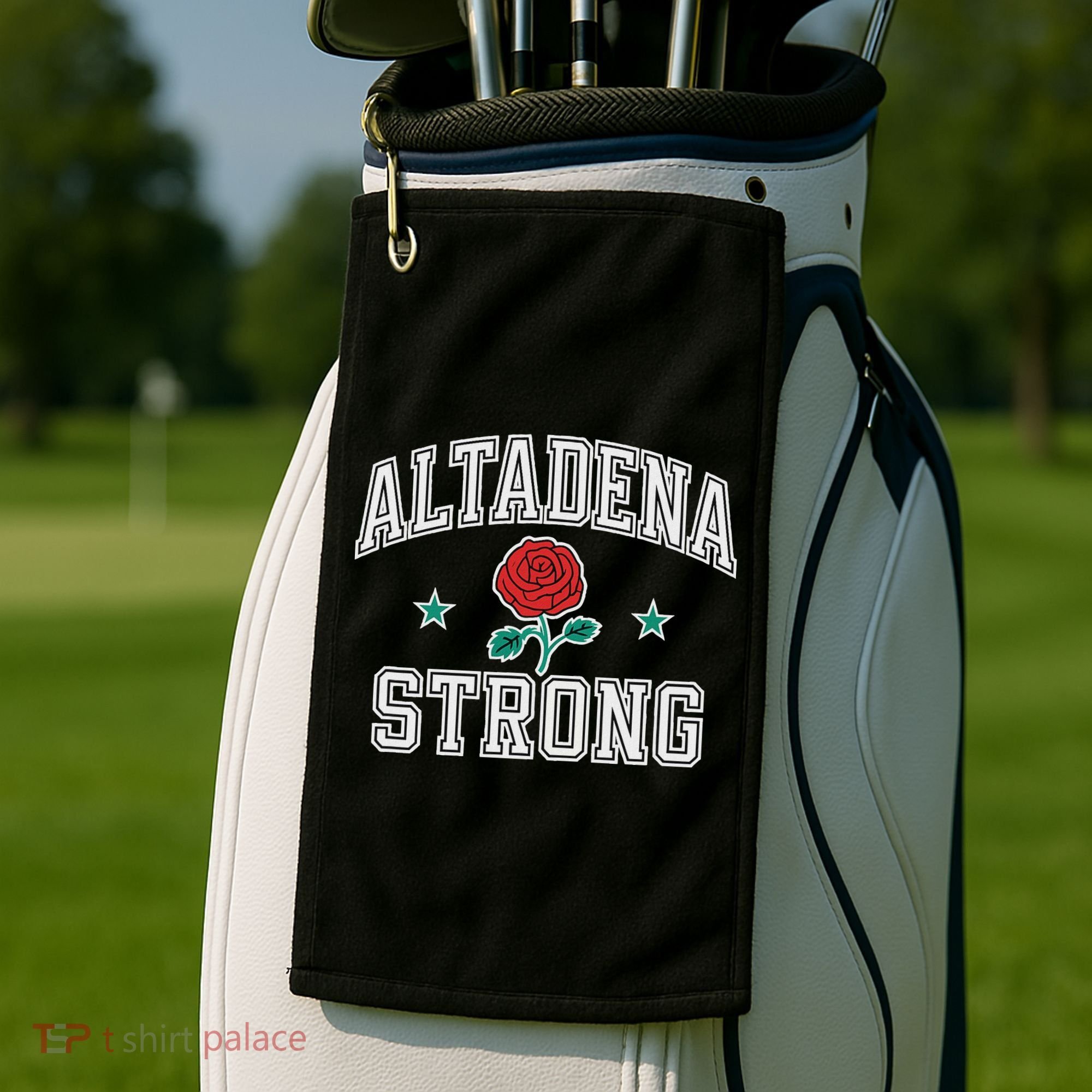 Altadena California Altadena Strong Golf Towel