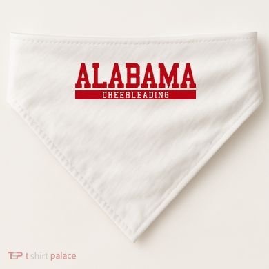 Alabama Cheerleading USA-Made Doggie Bandana