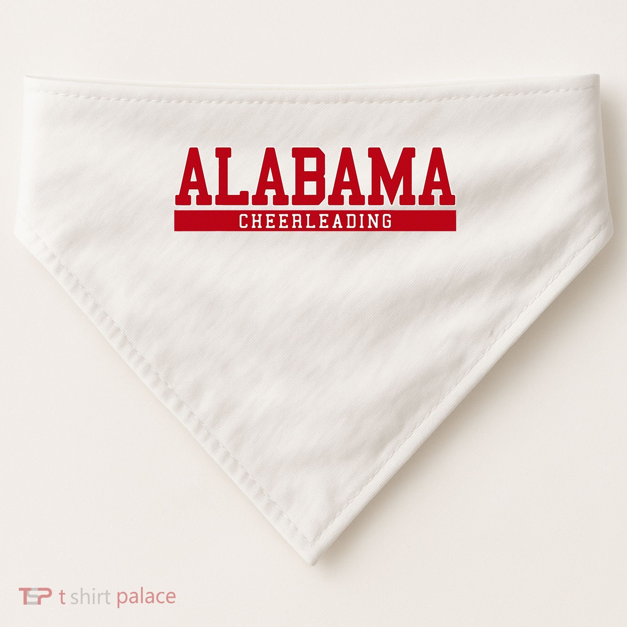 Alabama Cheerleading USA-Made Doggie Bandana