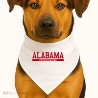 Alabama Cheerleading USA-Made Doggie Bandana thumb 1