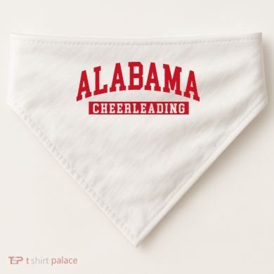 Alabama Cheerleading USA-Made Doggie Bandana