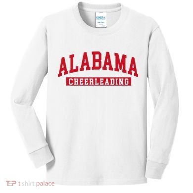 Alabama Cheerleading Kids Long Sleeve Shirt