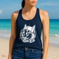 Astro Cat Women's Tank Top thumb 2