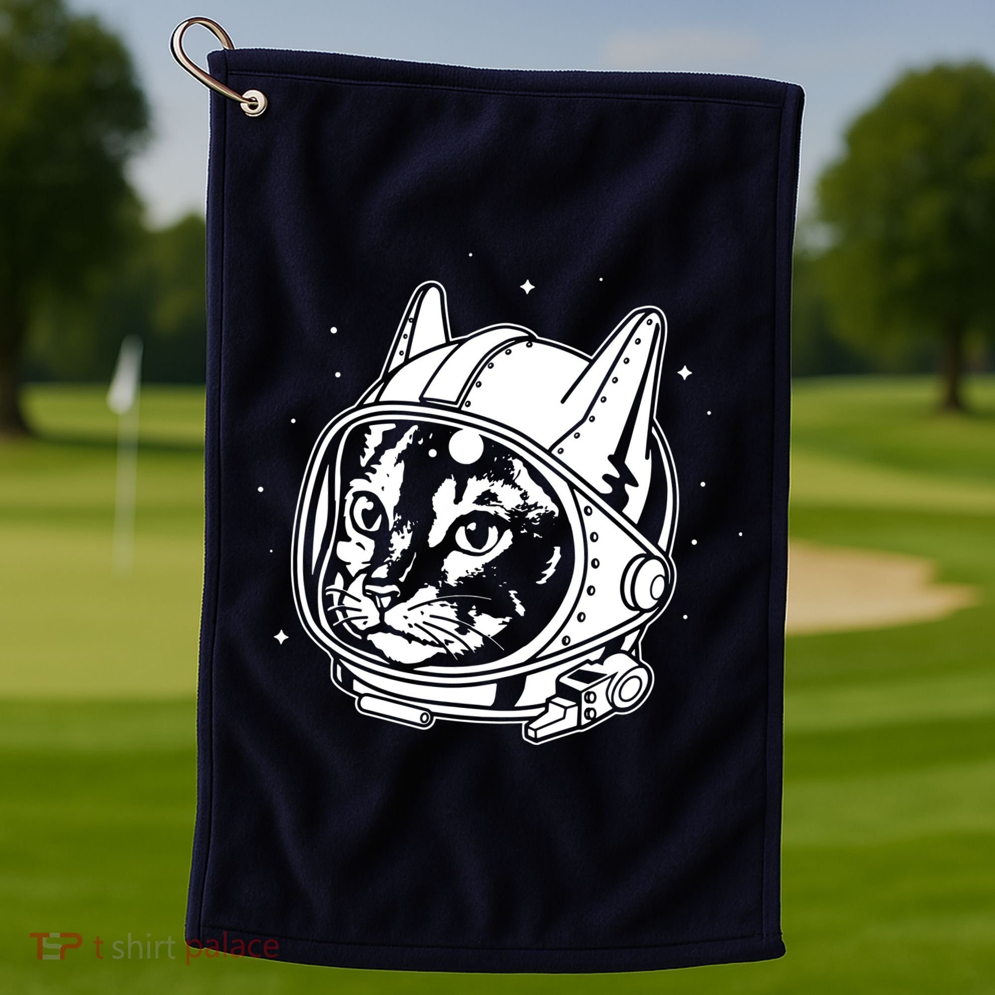 Astro Cat Golf Towel