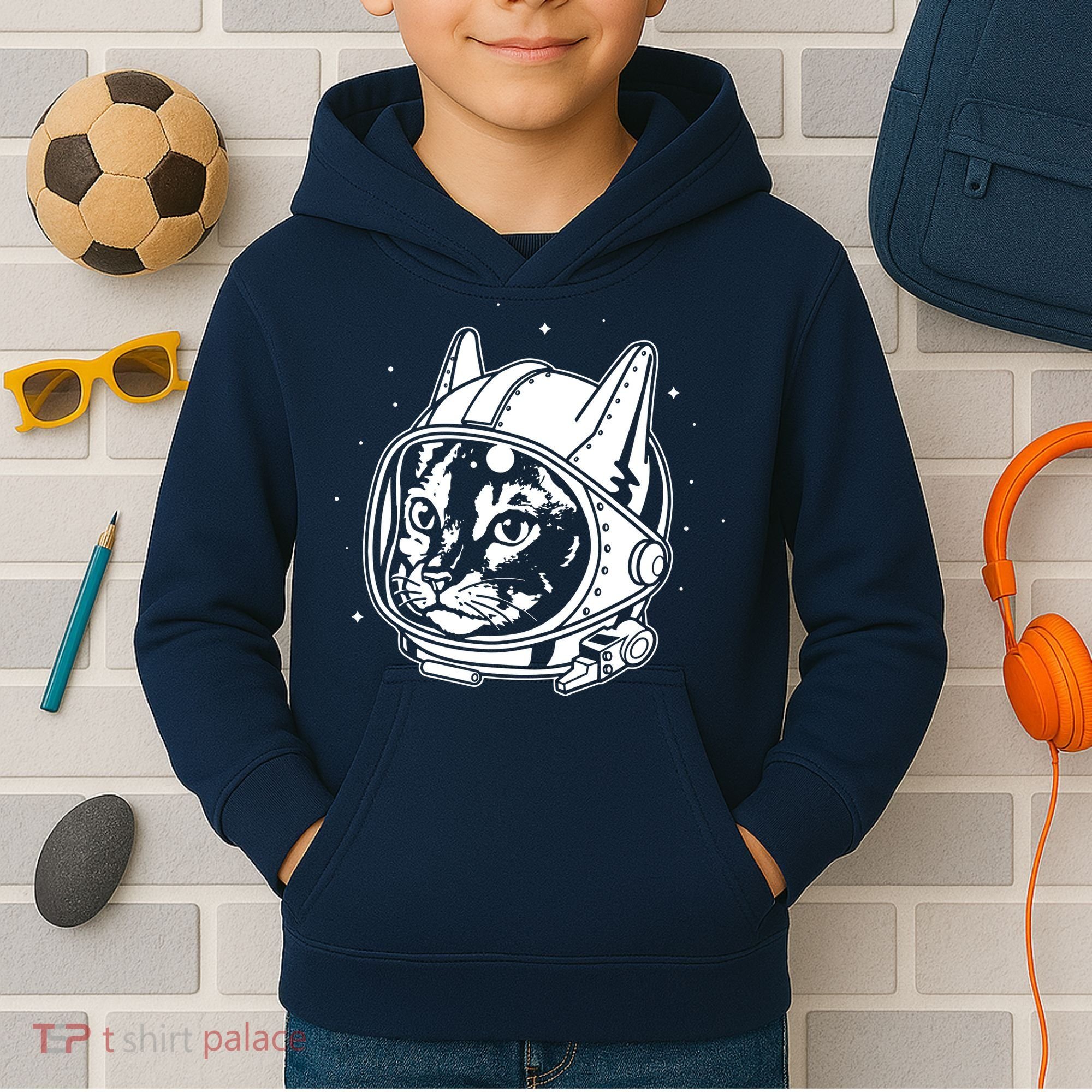 Astro Cat Kids Hoodie