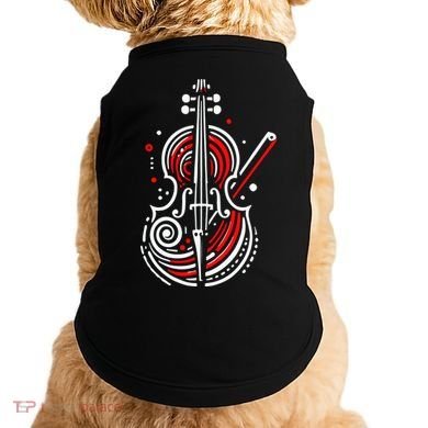 Artistic Cello Doggie Tank