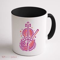 Artistic Cello Coffee Mug thumb 1