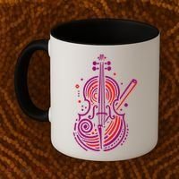 Artistic Cello Coffee Mug thumb 2