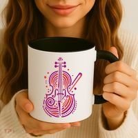 Artistic Cello Coffee Mug thumb 3