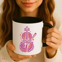 Artistic Cello Coffee Mug thumb 3