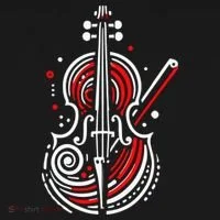 Artistic Cello Ornament thumb 1