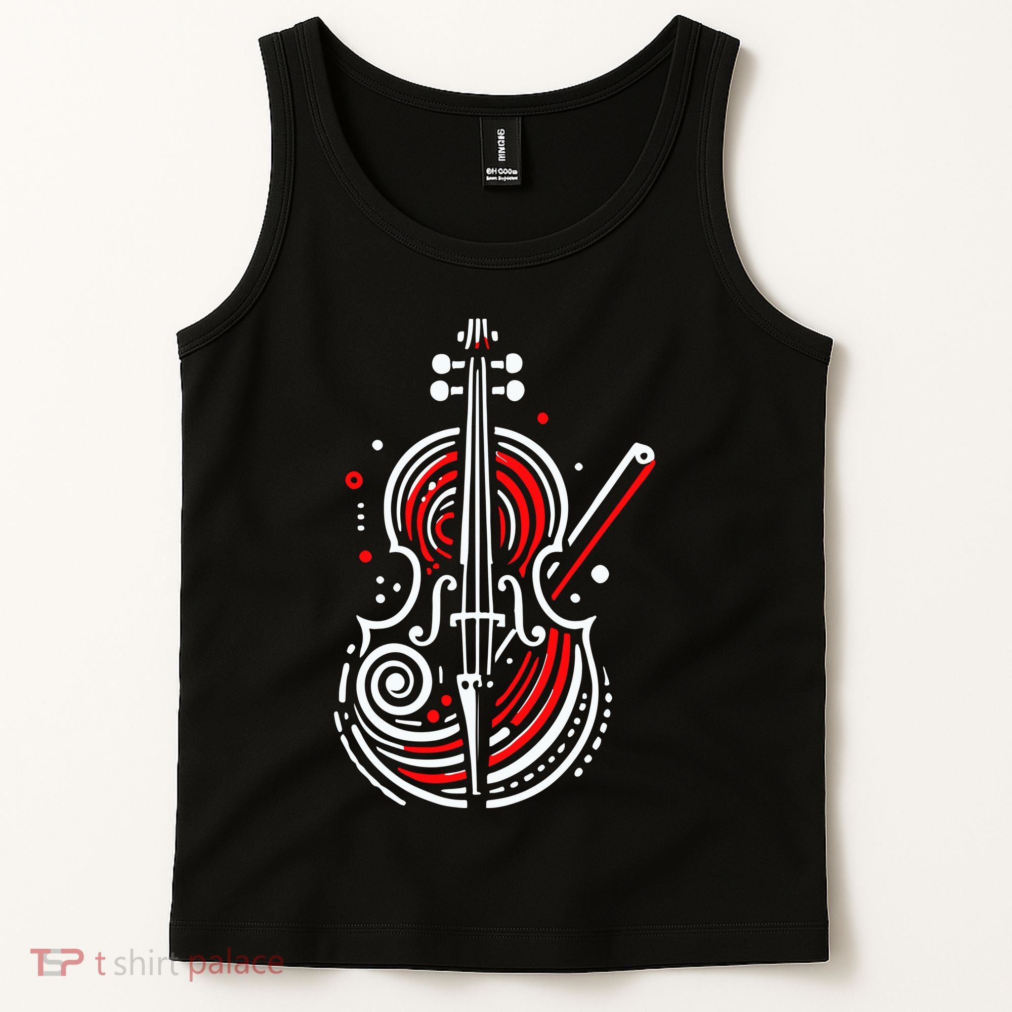 Artistic Cello Tank Top