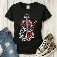 Artistic Cello Women's T-Shirt thumb 3