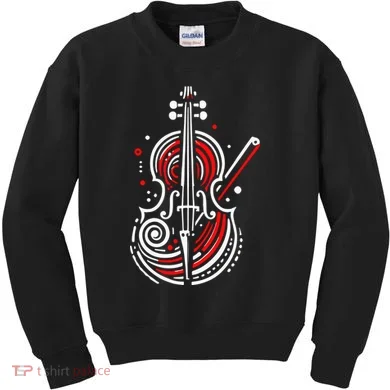 Artistic Cello Kids Sweatshirt