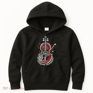 Artistic Cello Kids Hoodie
