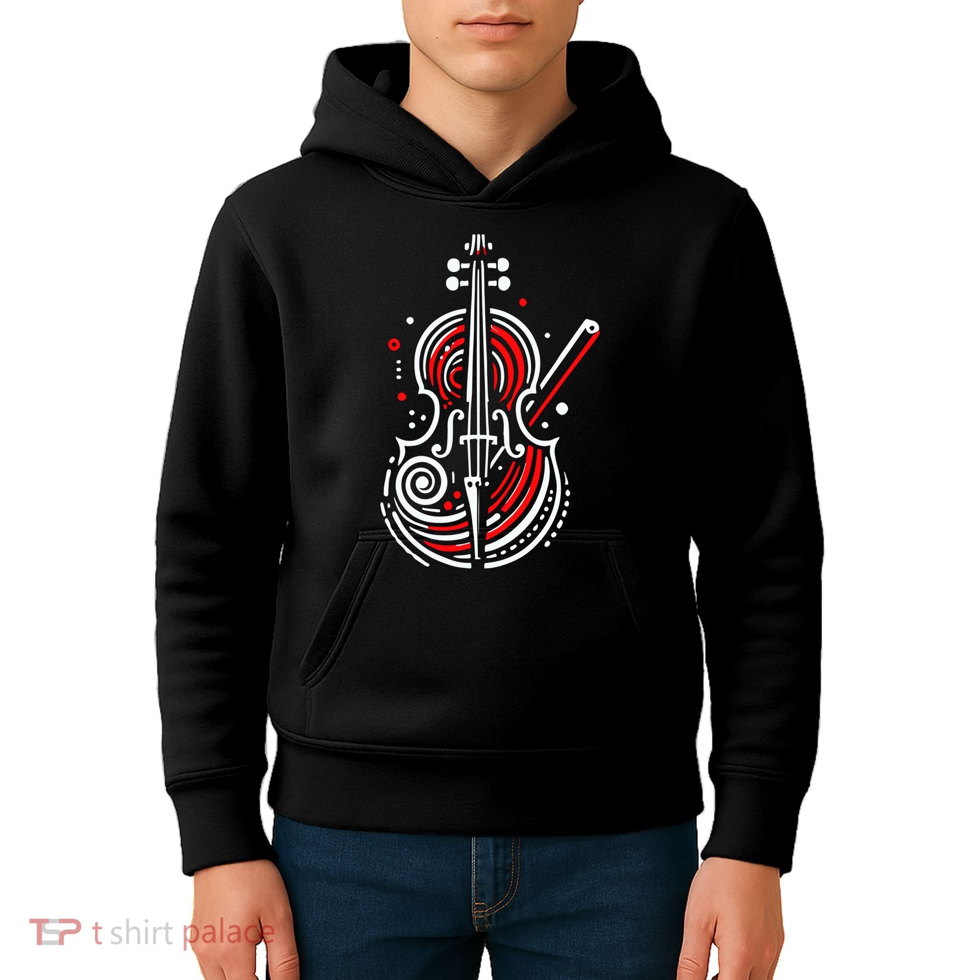 Artistic Cello Kids Hoodie