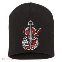Artistic Cello Short Acrylic Beanie thumb 0