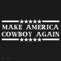 America Cowboy Again Western Rodeo Mousepad thumb 1