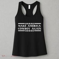 America Cowboy Again Western Rodeo Women's Tank Top thumb 3