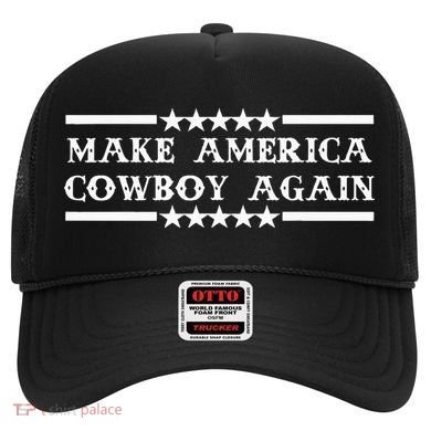 America Cowboy Again Western Rodeo Hat