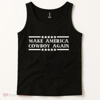 America Cowboy Again Western Rodeo Tank Top thumb 2
