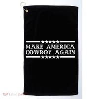 America Cowboy Again Western Rodeo Golf Towel thumb 0