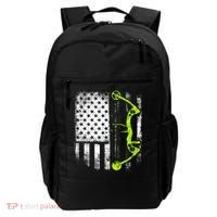 Archery Compound Bow Usa Flag Gift Backpack thumb 0