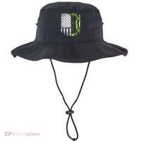 Archery Compound Bow Usa Flag Gift Bucket Hat thumb 0