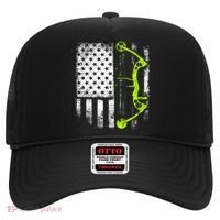 Archery Compound Bow Usa Flag Gift Hat thumb 0