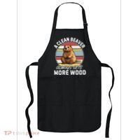 A Clean Beaver Always Gets More Wood Apron thumb 0