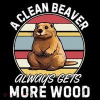 A Clean Beaver Always Gets More Wood Ornament thumb 1
