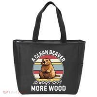 A Clean Beaver Always Gets More Wood Tote Bag thumb 0