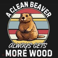 A Clean Beaver Always Gets More Wood Tote Bag thumb 4