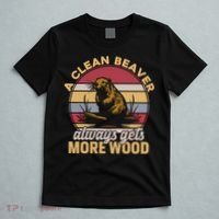 A Clean Beaver Always Gets More Wood Vintage T-Shirt thumb 5