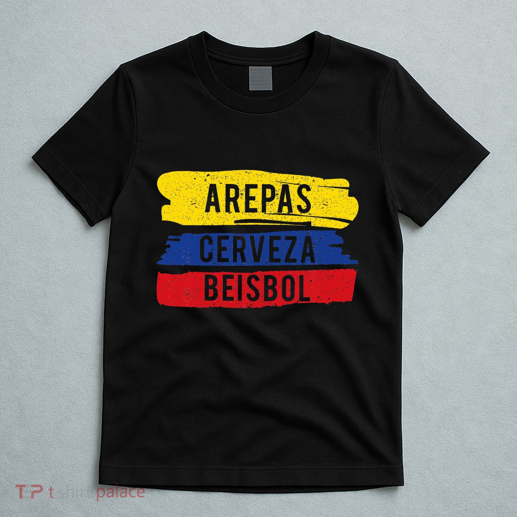 Arepas Cerveza Beisbol Funny Gift For Venezuela Baseball Fan T-Shirt
