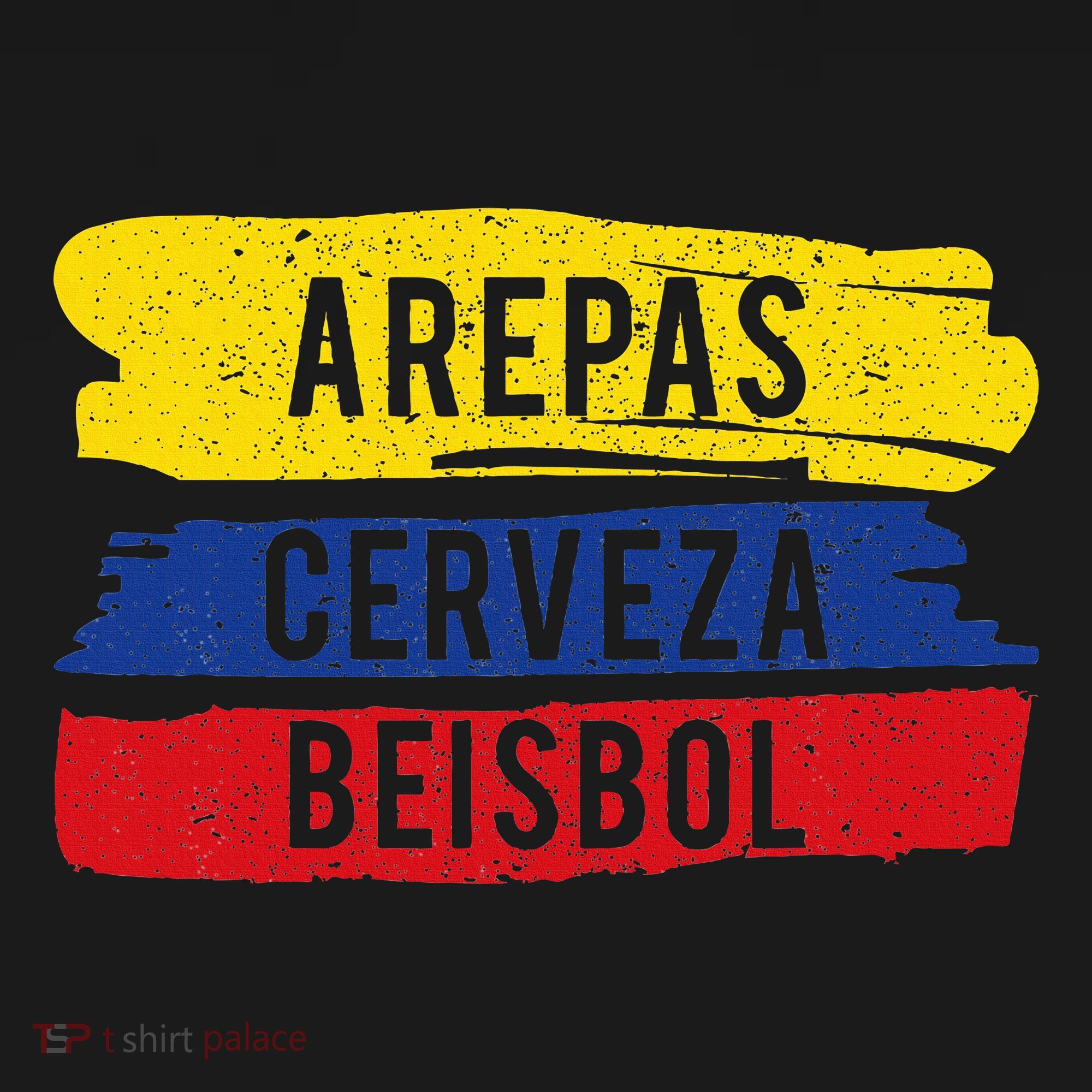 Arepas Cerveza Beisbol Funny Gift For Venezuela Baseball Fan T-Shirt
