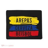 Arepas Cerveza Beisbol Funny Gift For Venezuela Baseball Fan Mousepad thumb 0
