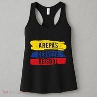 Arepas Cerveza Beisbol Funny Gift For Venezuela Baseball Fan Women's Tank Top thumb 3