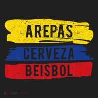 Arepas Cerveza Beisbol Funny Gift For Venezuela Baseball Fan Hat thumb 2