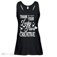 Alessia Cara Black Dead Man Thank You Lucky Stars Im Creative Ladies Essential Flowy Tank thumb 0