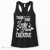 Alessia Cara Black Dead Man Thank You Lucky Stars Im Creative Women's Tank Top thumb 0